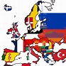 Flag map of Europe in 1815 - 1913 : r/vexillology