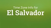Time Zones in El Salvador