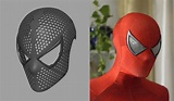 Raimi Spider-man Accurate Faceshell and Lenses 3D Model digital File ...