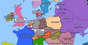 Map Of Europe 1985 - Alyssa Marianna