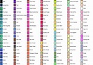crayon colors list - Google Search | Color art lessons, Color names, Color
