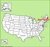 Bar Harbor location on the U.S. Map - Ontheworldmap.com