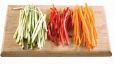 ¿Cómo cortar verduras en julianas fácilmente?
