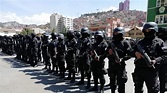 Policía presenta a grupo antiterrorista en La Paz para repeler ...