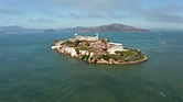 Panoramic View Of Alcatraz Island Prison In Stock Footage SBV-337741189 ...