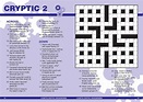 Different Types Of Crossword Puzzles : Different crossword puzzles are ...