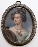 19th C Amalie Adlerberg Von Krudener Russian Portrait Miniature ...
