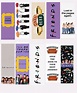 FRIENDS TV Show Themed Bookmarks (Set of 10) – The Mood Twisters