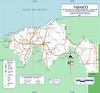 Mapa de carreteras de Tabasco - Tamaño completo | Gifex