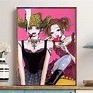 Nana Manga Vivienne Westwood Wall Art Decorated Canvas Poster | Etsy
