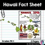 Hawaii Fact Sheet - A State Study – Starlight Treasures LLC