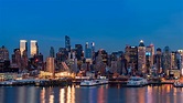 Hintergrundbilder : USA, New York City, Wolkenkratzer, Seebrücke, Nacht ...