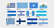 Blue and White Flag: +30 Country Flags with These Colors - Eggradients.com