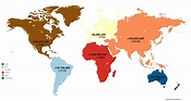 World Population growth by continents Geography Map, Human Geography ...
