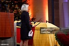 Christine Strobl, daughter of Wolfgang Schaeuble touches the coffin... News Photo - Getty Images