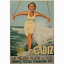 : Cádiz, la mejor playa del Sur Fecha: 1955 Formato: Litografía-offset ...