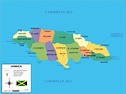 Map of jamaica