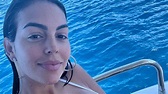 Georgina Rodriguez shows tan lines in bikini as she goes fishing with ...