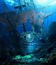 ArtStation - Sunken Pirate Ship, An PRIME | Ghost ship, Sunken ship ...