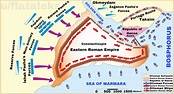 A map of Siege of Constantinople : r/Constantinople