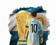 Lionel Messi | Argentina #Worldcup #illustration | Argentina, Messi ...