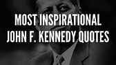 20 Most Inspirational John F. Kennedy Quotes