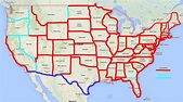 Map Of Us With Bordering States | Images and Photos finder