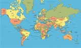 Labeled Map Of The World - Map Of The World