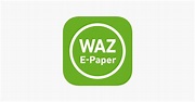 ‎WAZ E-Paper News aus Wolfsburg im App Store