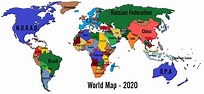 World Map - 2020 by gopnikchav on DeviantArt