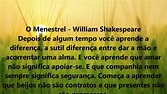 O Menestrel William Shakespeare Pdf - frases de motivação curtas
