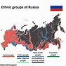 Ethnic groups of Russia 🇷🇺 : MapPorn