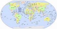 Printable World Map With Country Names | Images and Photos finder