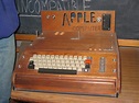 The Apple I, Apple’s first computer, designed and hand-built by Steve ...