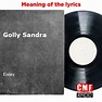 The story and meaning of the song 'Golly Sandra - Eisley