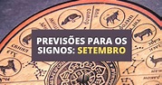 Horóscopo: confira as previsões de setembro para os signos do zodíaco