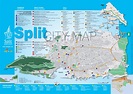 The town of Split in Croatia