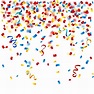 Colorful confetti on the white background 459114 Vector Art at Vecteezy