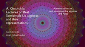 Automorphisms of complex semisimple Lie algebras - YouTube