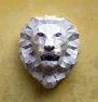 Make Your Own Lion Sculpture. Papercraft Lion Paper Lion | Etsy