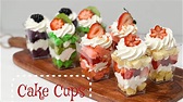 Cake Cups, simple and easy - YouTube