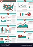 Infographic demographics of states of america Vector Image