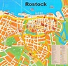 Rostock tourist map