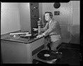 WNAC, Yankee Network, Ray Dorey spinning records - Digital Commonwealth