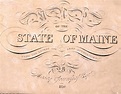 1820 Map of the State of Maine - Etsy