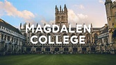 Magdalen College: A Tour - YouTube
