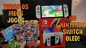 ESSA É A MINHA BIBLIOTECA DE JOGOS NO NINTENDO SWITCH OLED - YouTube