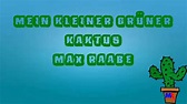 Max Raabe, Mein kleiner grüner Kaktus-Lyrics-Text - YouTube