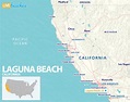 Map of Laguna Beach, California - Live Beaches