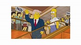 Los Simpsons hicieron presidente a Trump hace 16 años